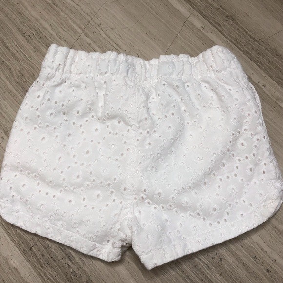 Cat & Jack White Eyelet Baby Shorts - Picture 2 of 5